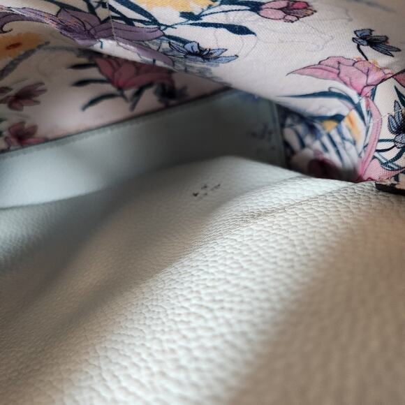 NANETTE LEPORE Mint Green Pebble Leather Shoulder Bag Purse FLAWED - Picture 8 of 9